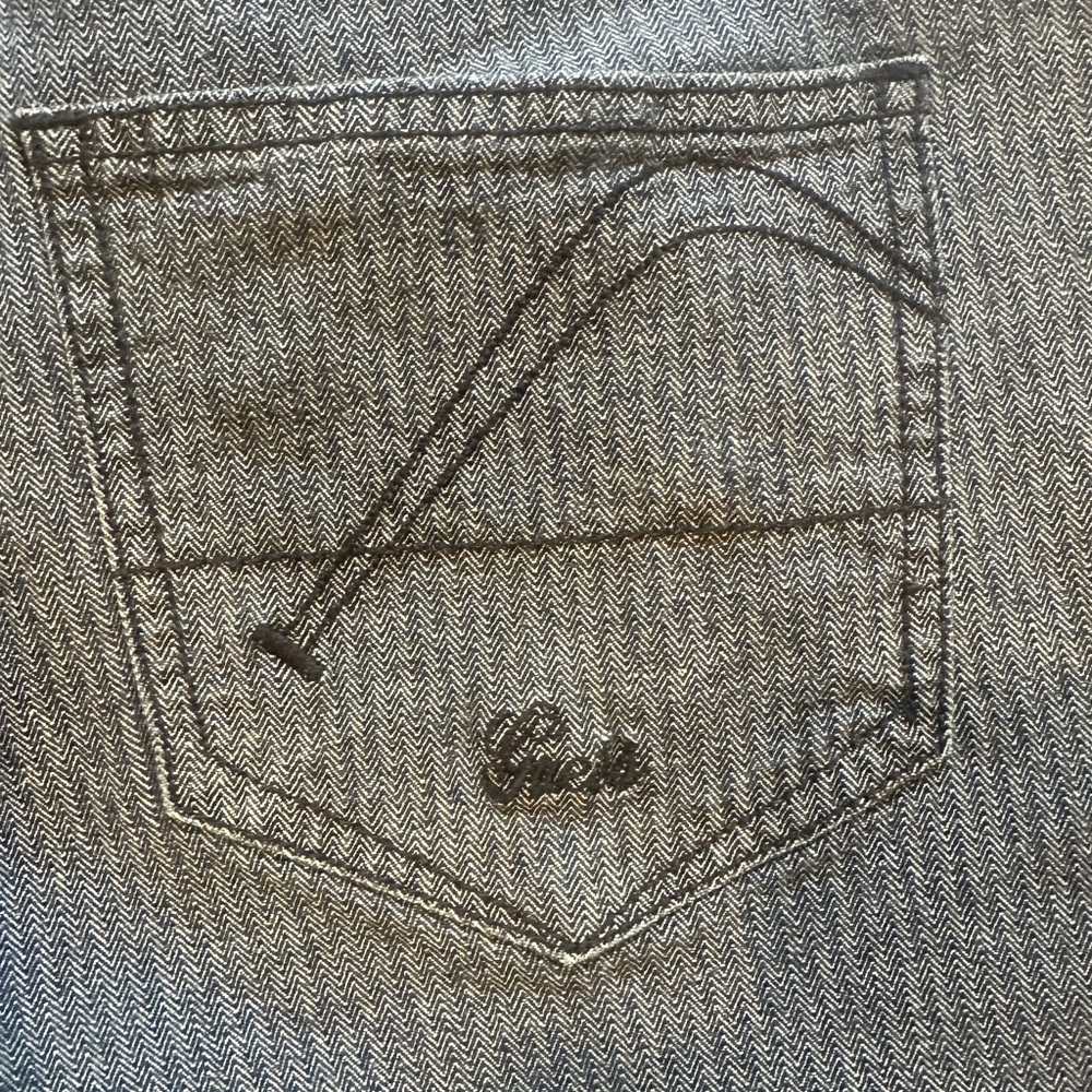 Guess size 30 striped Cropped Jeans - Picture 4 of 8
